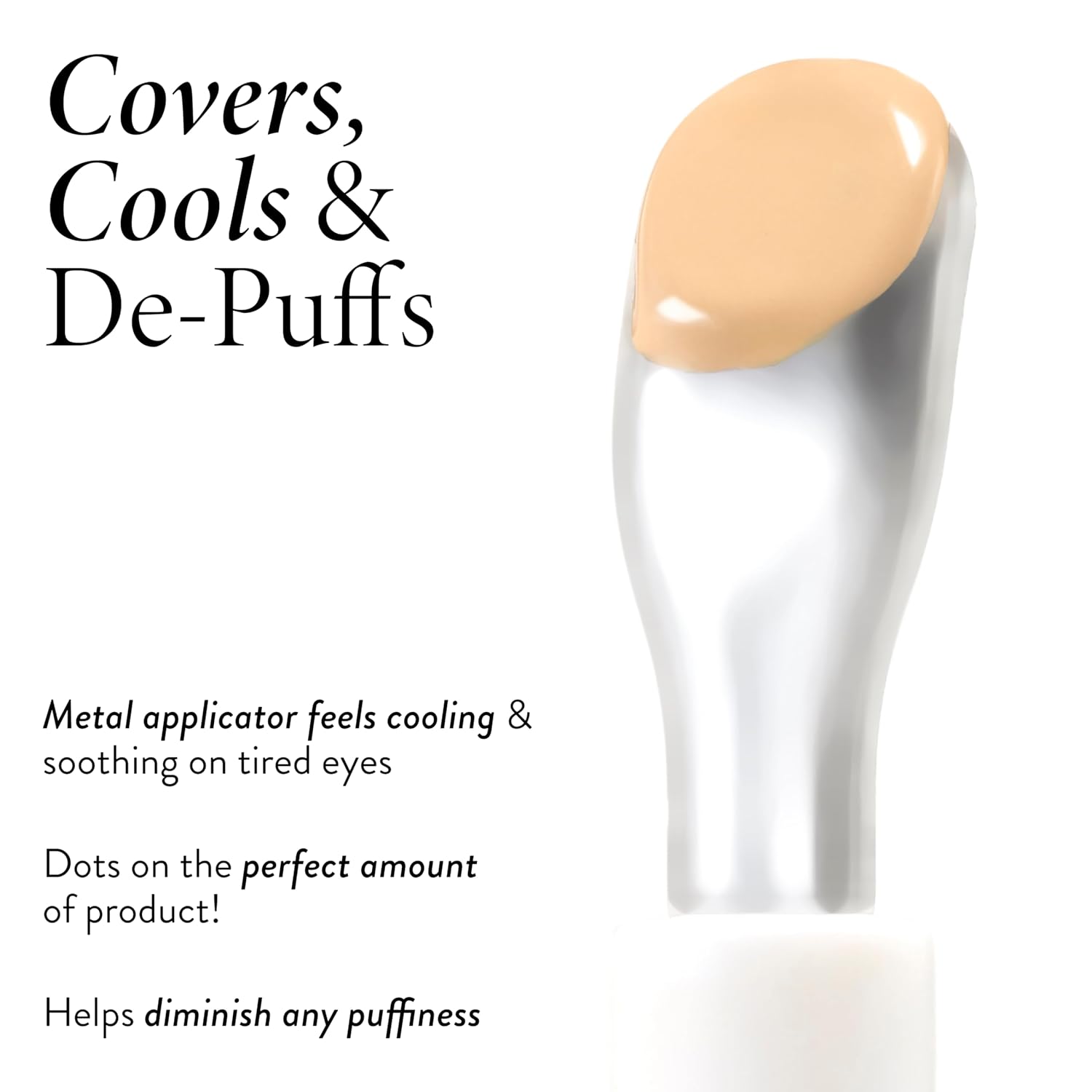 LAURA GELLER NEW YORK The Bright Stuff Illuminating Under Eye Concealer with Cooling Metal Tip - Light Coverage (02 Fair) - Image 2