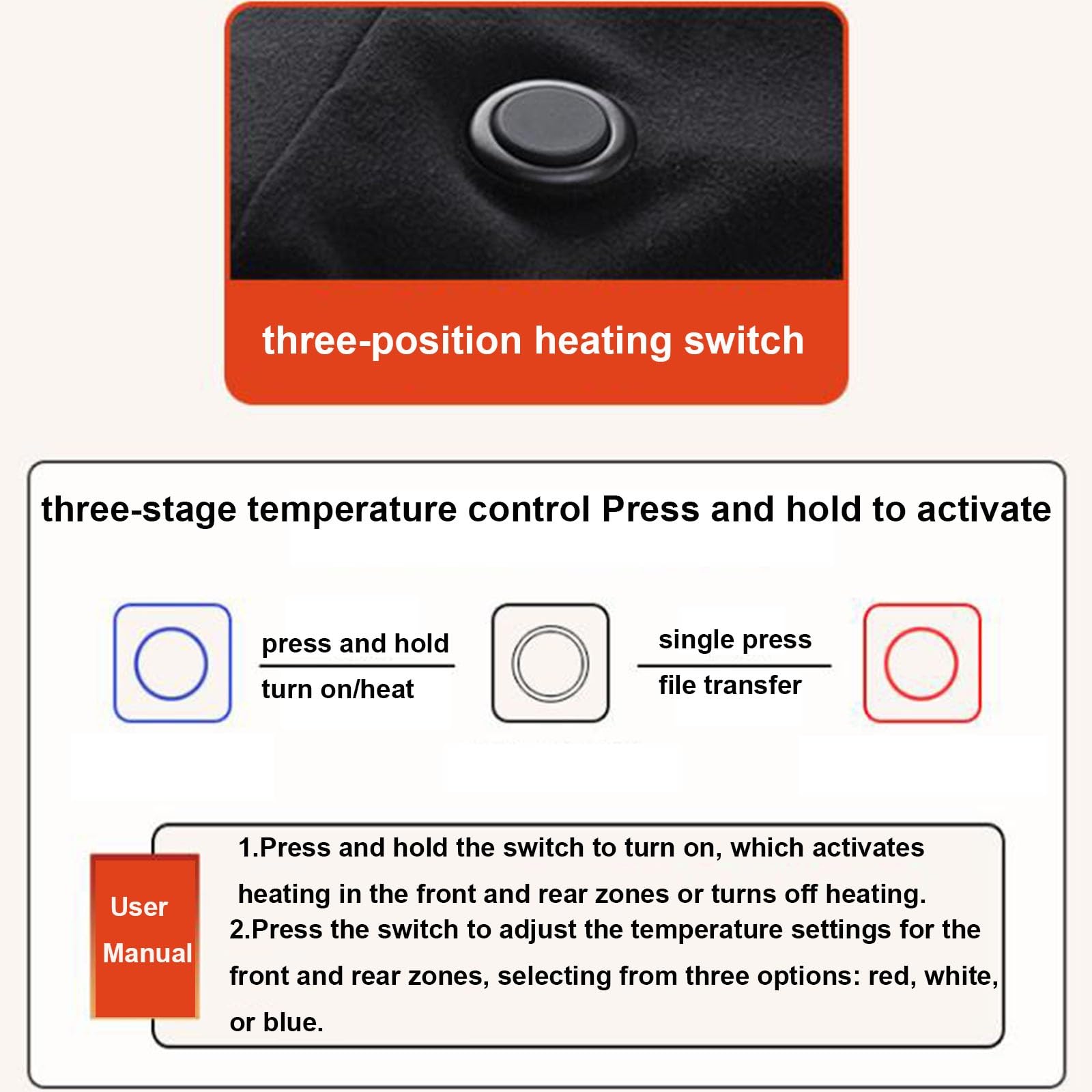 Conjunto de Ropa Interior Térmica Calefactables, Conjunto de Ropa Interior Térmica Elástica, 42 Zonas de Calentamiento, 3 Controles de Temperatura, para Esquí, Motos, Caza