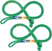 Vista 16 de Just Jump It Paquete de 2 cuerdas de saltar de 8 pies – Equipo de ejercicio activo para jóvenes al aire libre – Accesorios de gimnasio de nailon