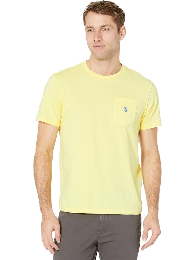 U.S. POLO ASSN. Solid Crew Neck Pocket T-Shirt