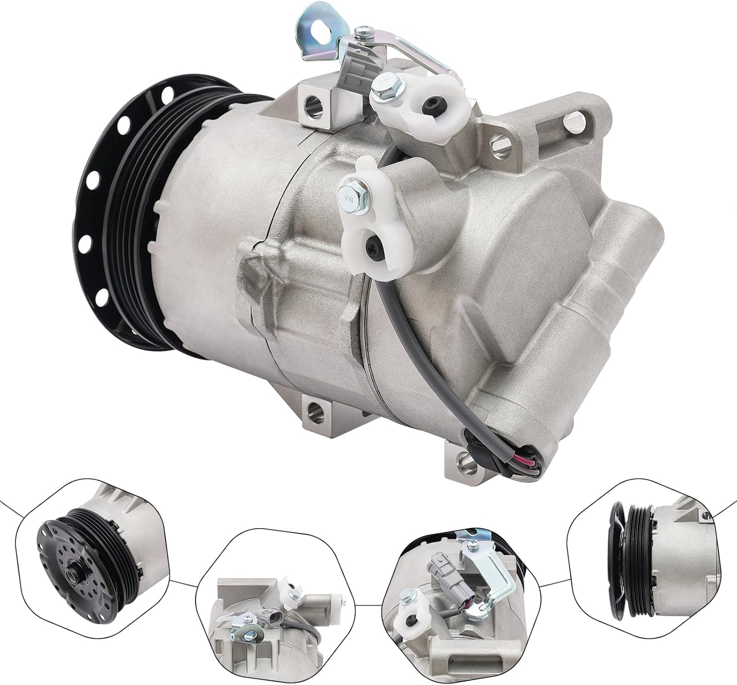 Ac compressor for Scion xA 2004-2006 1.5L Automative Air Conditioner Compressor for Scion xB 2004-2006 1.5L A/C Compressor with Clutch
