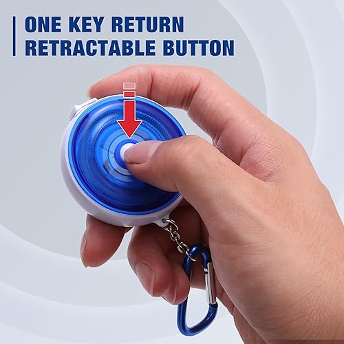 Miniatura 4 de WORKPRO Paquete de 3 cintas métricas para cuerpo, 60 pulgadas (59.1 in) cinta métrica suave retráctil para costura, cuerpo, compras de ropa en