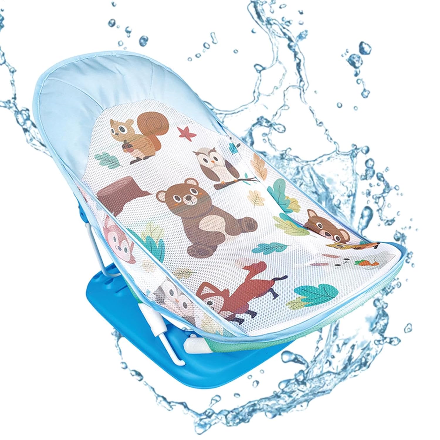 Folding Toddler Bather - Lightweight Toddler Bather, Portable Bathing Solution | Adjustable Bath Tub Toddler Bather, Foldable Baby Bathtub Support for Friends Family Kids Boys Girls