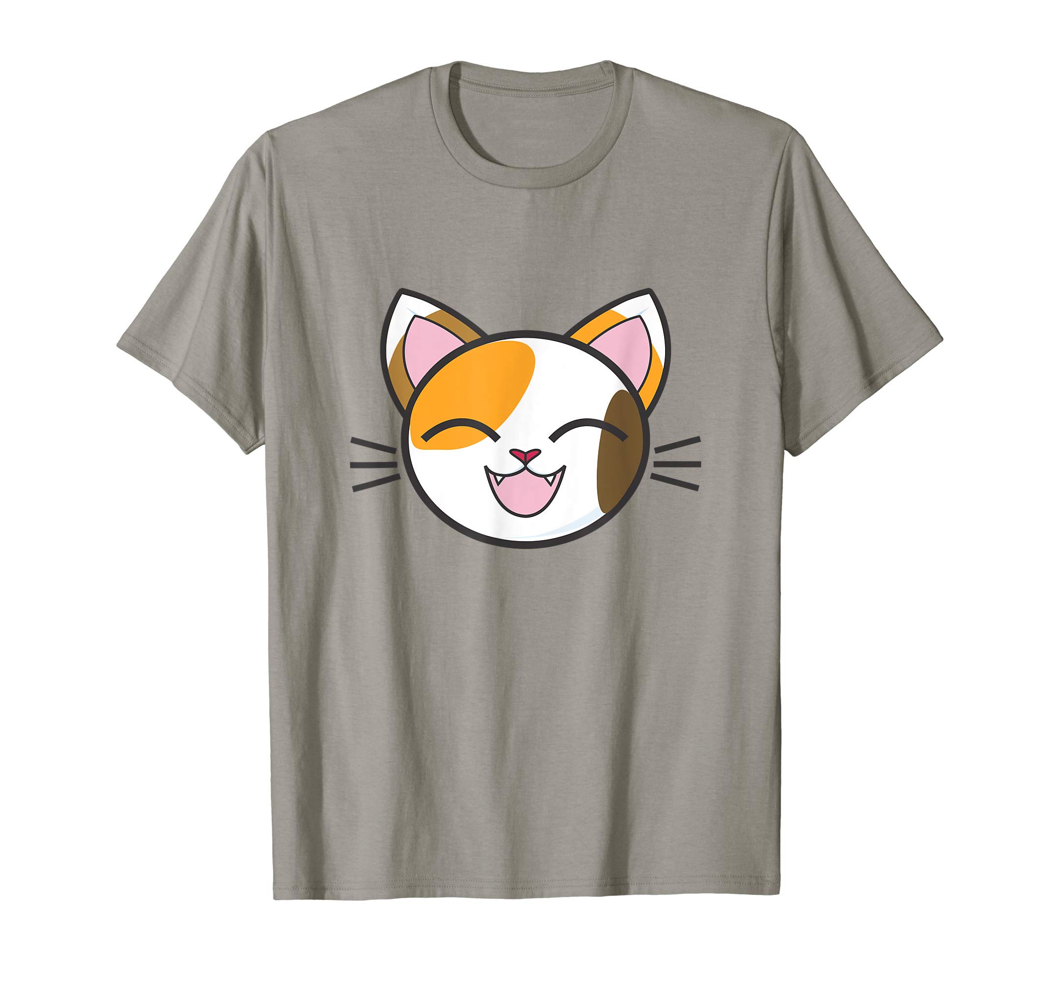 CalicoCat-Shirt-LifeWomen's Cat Cartoon Cat T-Shirt, Grey, Small, Short Sleeve, Classic Fit, Modern, All SeasonsOEKO-TEX STANDARD 100