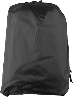 Waterproof Outdoor Furniture Cover For Patio Stacking Chairs, Garden Tables And Grills - All-weather Protection Made From Black 190 Silver-coated Polyester Fabric(Large 70 * 79 * 70/102cm)