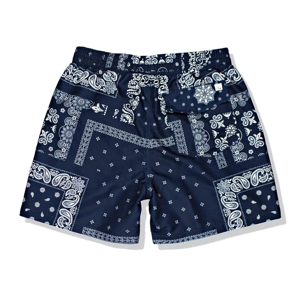 M.A.D SPORTS バンダナ柄　ボードショーツ M.A.D SPORTS バンダナ柄 ボードショーツ Amazon.co.jp