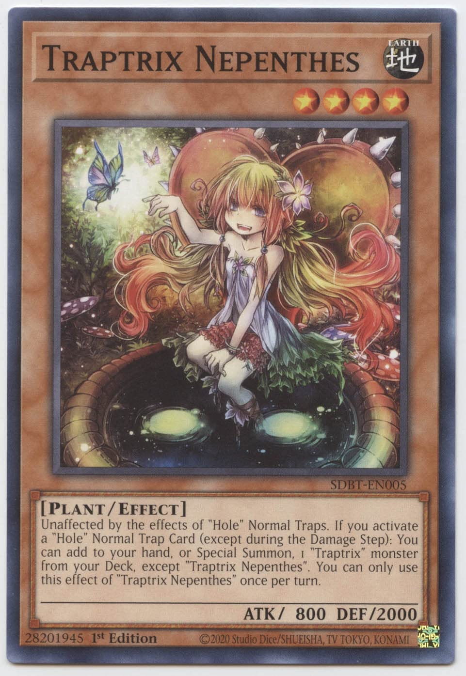 Amazon.com: Traptrix Nepenthes - SDBT-EN005 - Common - 1st Edition