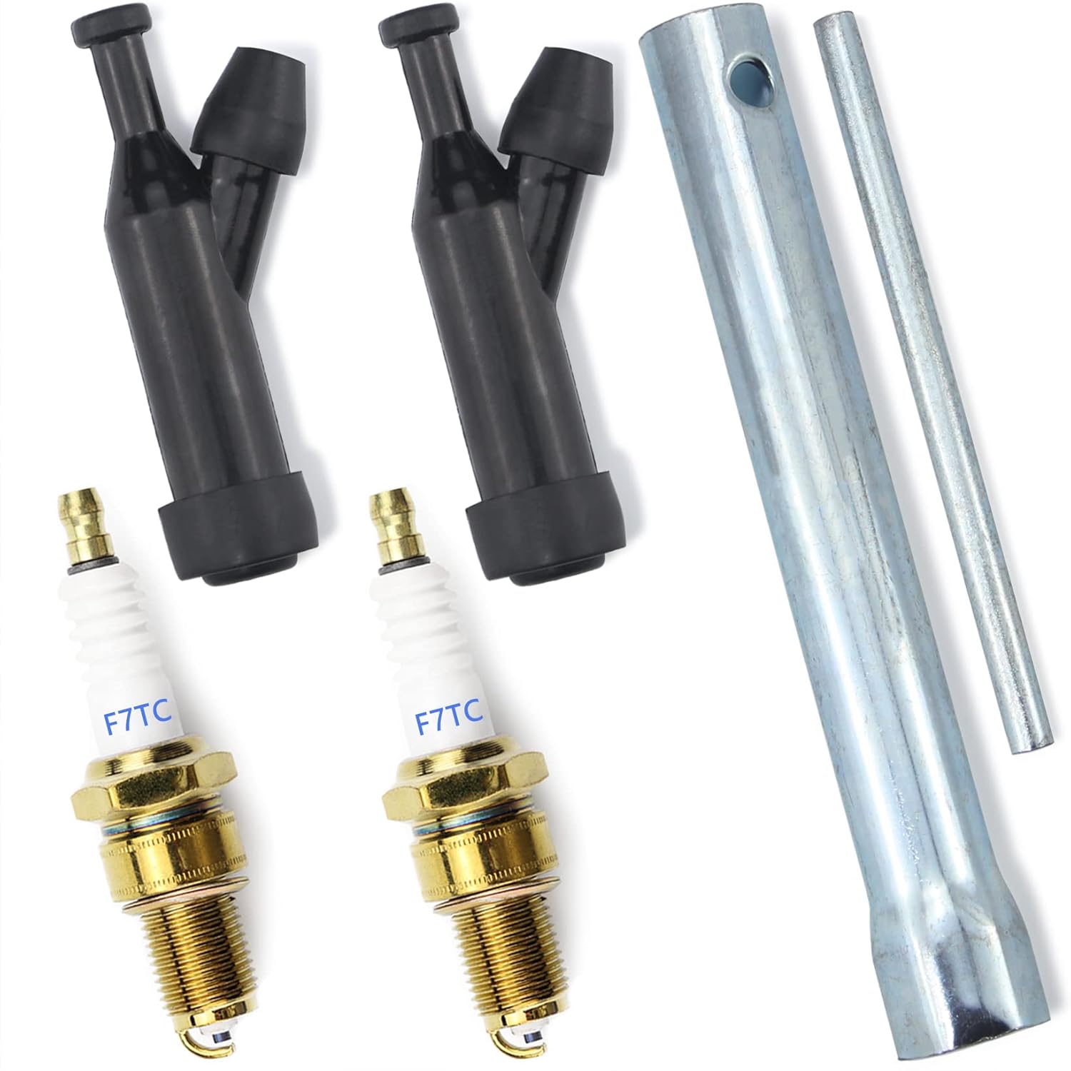 GREPSPUD F7TC Spark Plugs Kit Review: Reliable for Honda Lawn Mowers, Generators & Small Engines