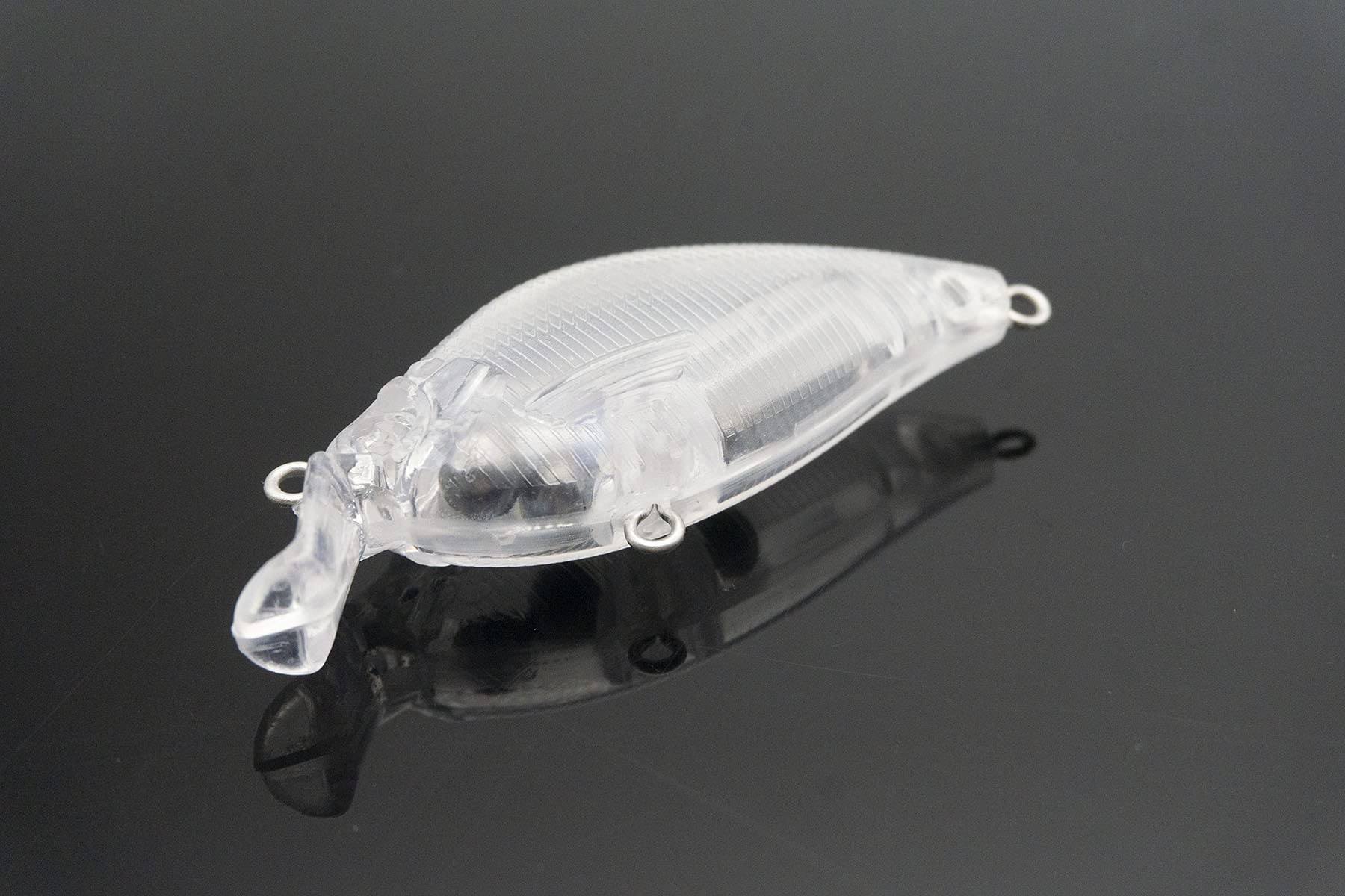 10PCS Unpainted Lure Blanks – 7.53g, 6.5cm, With Rattle & 5mm Eye, Hard Plastic Minnow For Trout/Bass - View #10