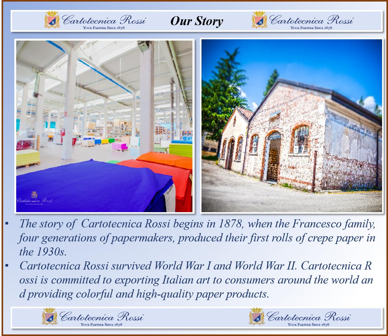 Cartotecnica Rossi 140g 17 Inch Wide 8.2ft Long Italian Crepe Paper Rollfor Wedding Ceremony Various Large Festivals Decoration (White Cream?903?)