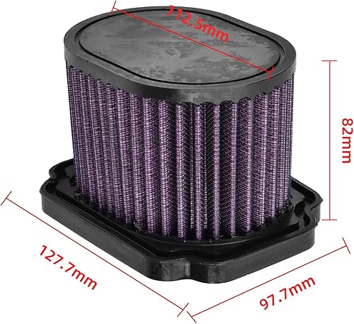 Miniatura 6 de Filtro de aire 1WS-14450-00 para Yamaha MT07 MT-07 FZ-07 FZ07 YZF R7 XSR700 Tenere 700 Tracer 7 TC-Y7N14-S2, YA-6814,