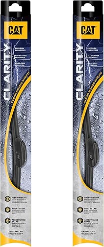 BDK Caterpillar Clarity - Limpiaparabrisas de repuesto de rendimiento prémium para todas las estaciones, para automóvil, camión, camioneta, SUV, 26