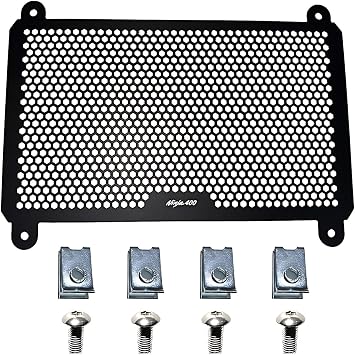 Aluminum Radiator Guard Fit for Ninja 400/Z400 2018-2025 & Ninja 500/Z500 2024+ | Bolt-On Crash Protection Accessories | Tool-Free Install