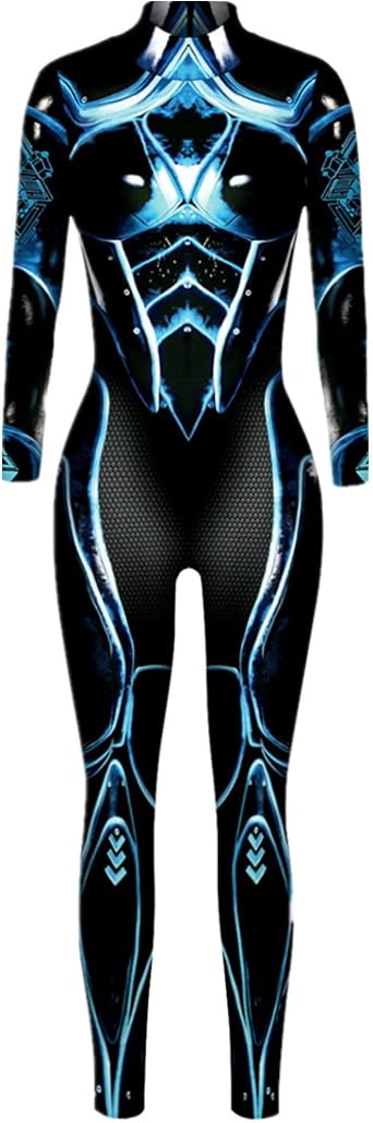 Cyberpunk Style Cosplay Sexy Robot Costume, Character Cosplay, Womens Tights, Perfect for Halloween Parties!