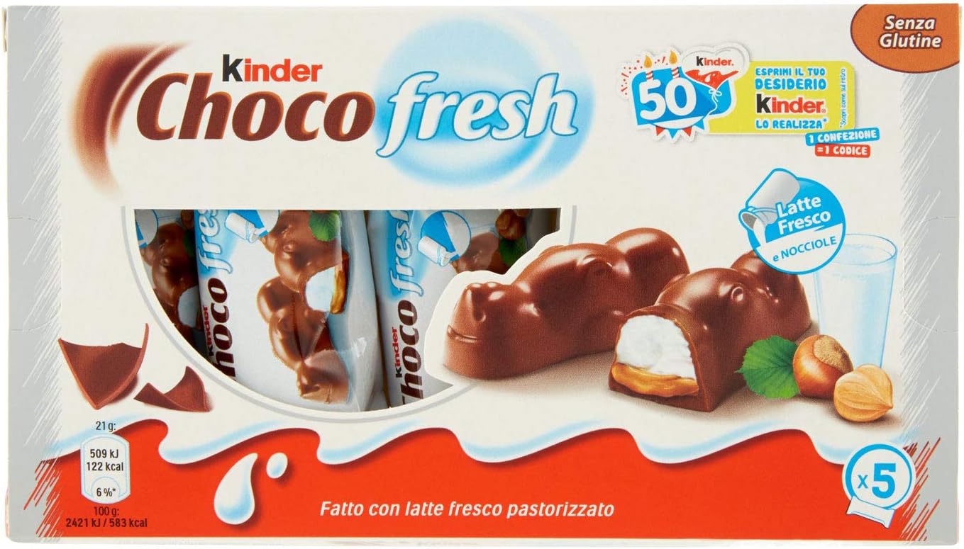 Kinder Choco Fresh 102.5g - 5 Bars