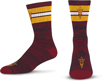 For Bare Feet NCAA Unisex Ncaa First String Crew Sock