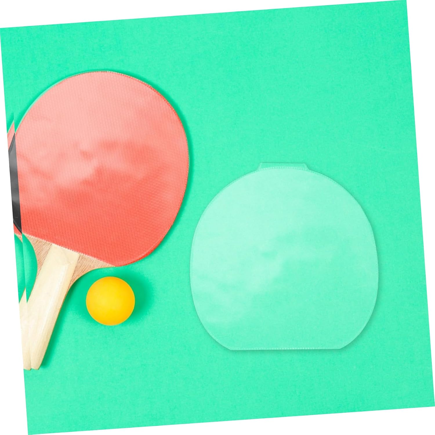 BESTonZON 5pcs Table Tennis Racket Protective Film Doublesided Adhesive Cover for Scratch and Dirt Guard for Competition and Training Easy to Install and Maintain Performance