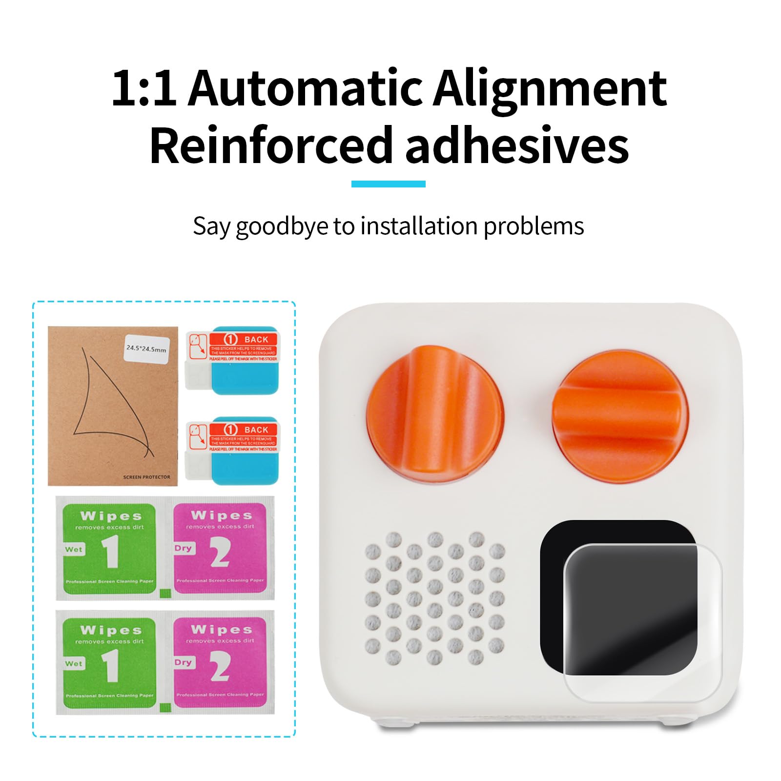 sarlar 2 Pack Screen Protector for Yoto Mini (2024 Edition), Display Protective Film, Anti-Scratch, Anti-Fingerprint, High Definition, Case Friendly