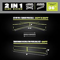 Vista 3 de Triumph 4 Square Pickleball Pro Combo