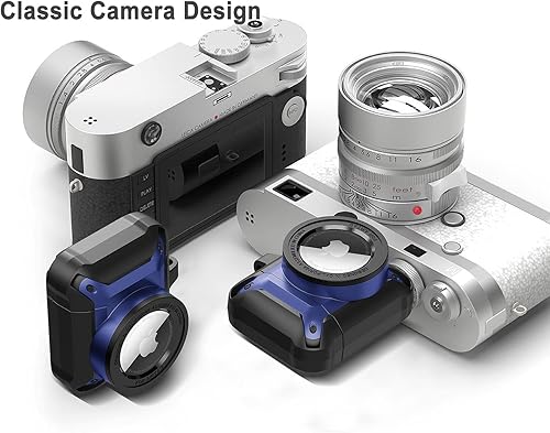 Miniatura 2 de Case Camera Design Armor Case Cover - Funda protectora militar con llavero a prueba de golpes, color negro y azul