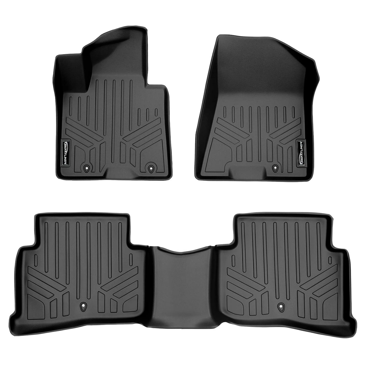 MAXLINER Custom Fit Floor Mats 2 Row Liner Set Compatible with 2019-2021 Hyundai Tucson