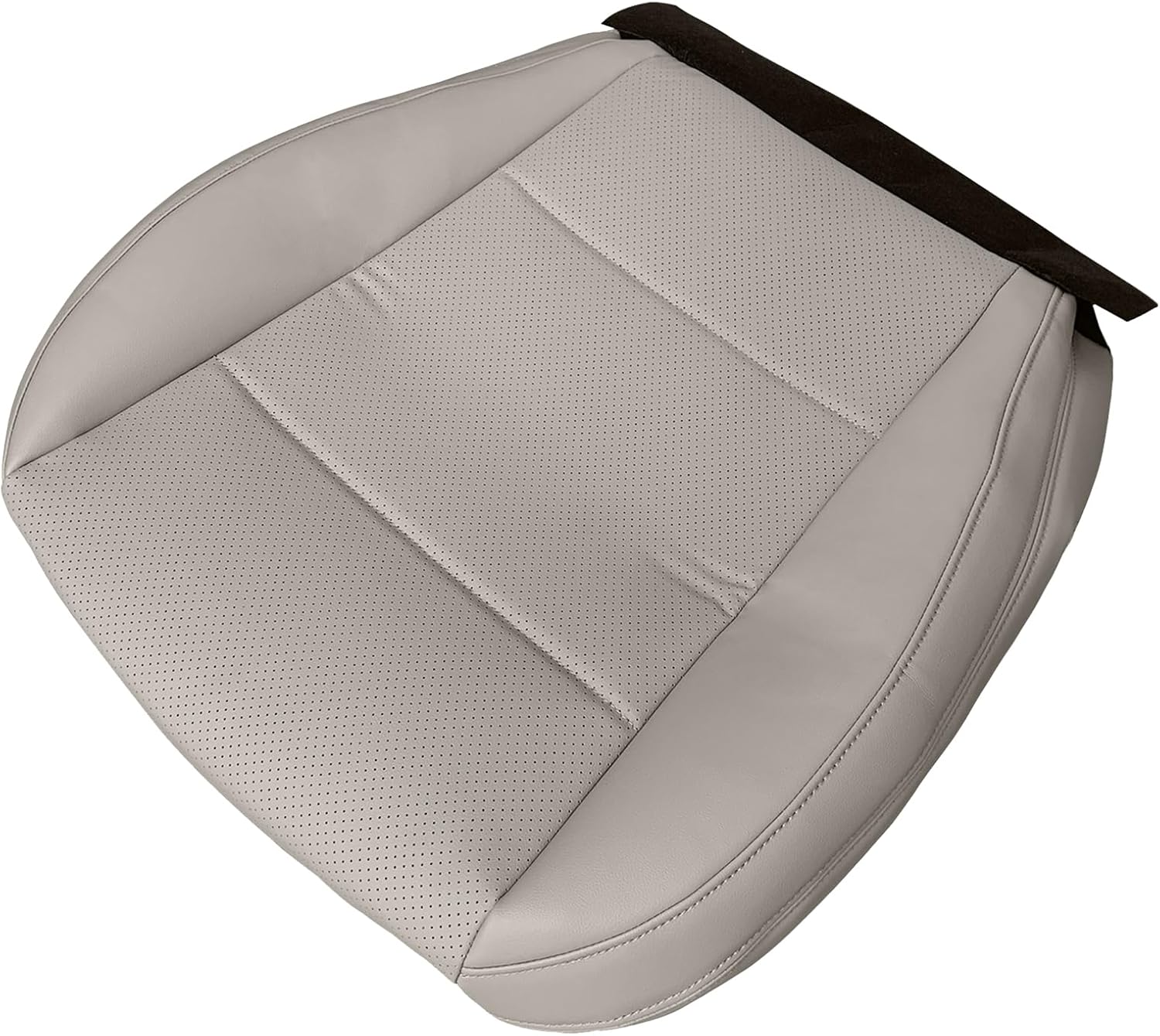 AUTOKAY Front Driver Seat Bottom Cushion Cover for Subaru Outback Legacy 2015-2019, Tan Perforated Leather