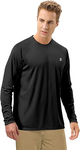 Vista 61 de Roadbox - Camisetas de protección FPU 50+ para hombre, de manga larga, para correr, exteriores, senderismo, natación, pesca Paquete de 2 - Gris