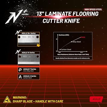 13 Laminate Flooring & Siding Blade, Compatible with Norske Tools NMAP002, 2100009 Fit for Norske 13 Laminate/Siding Cutter, Cutting Fiber Cement Board, Engineered Wood, Vinyl Siding, Silver