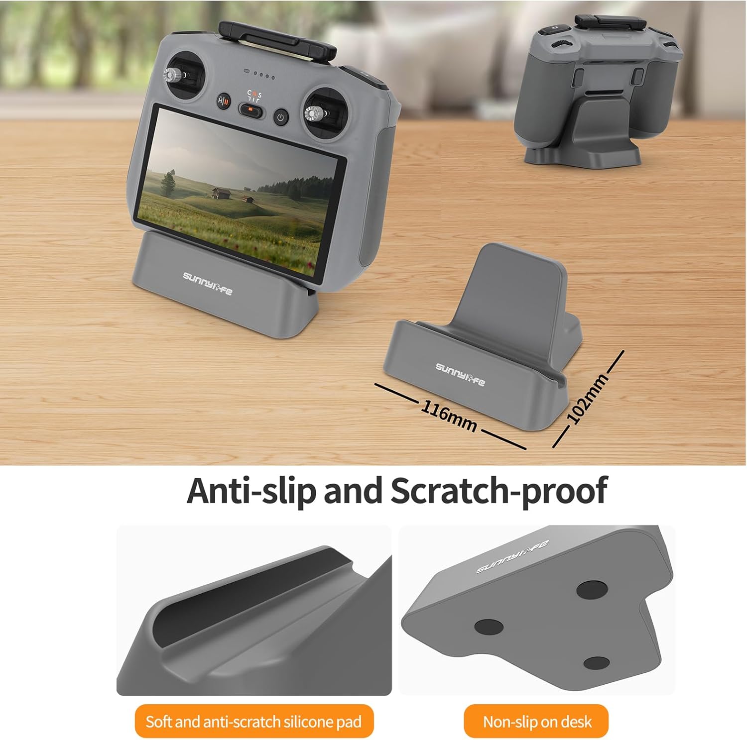 2Pcs RC Drone Desktop Display Stand Kit, for DJI Mavic 3 Pro & RC2/1 Remote Controller, Collection Support Base Mount Holder Drone Exhibition for DJI Mavic 3 Pro Accessories