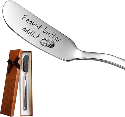 Miniatura 6 de You've Had Enough Butter Walk Away Cuchillo de mantequilla de acero inoxidable, esparcidor de mantequilla para tostadas y pan, desayunadores, queso