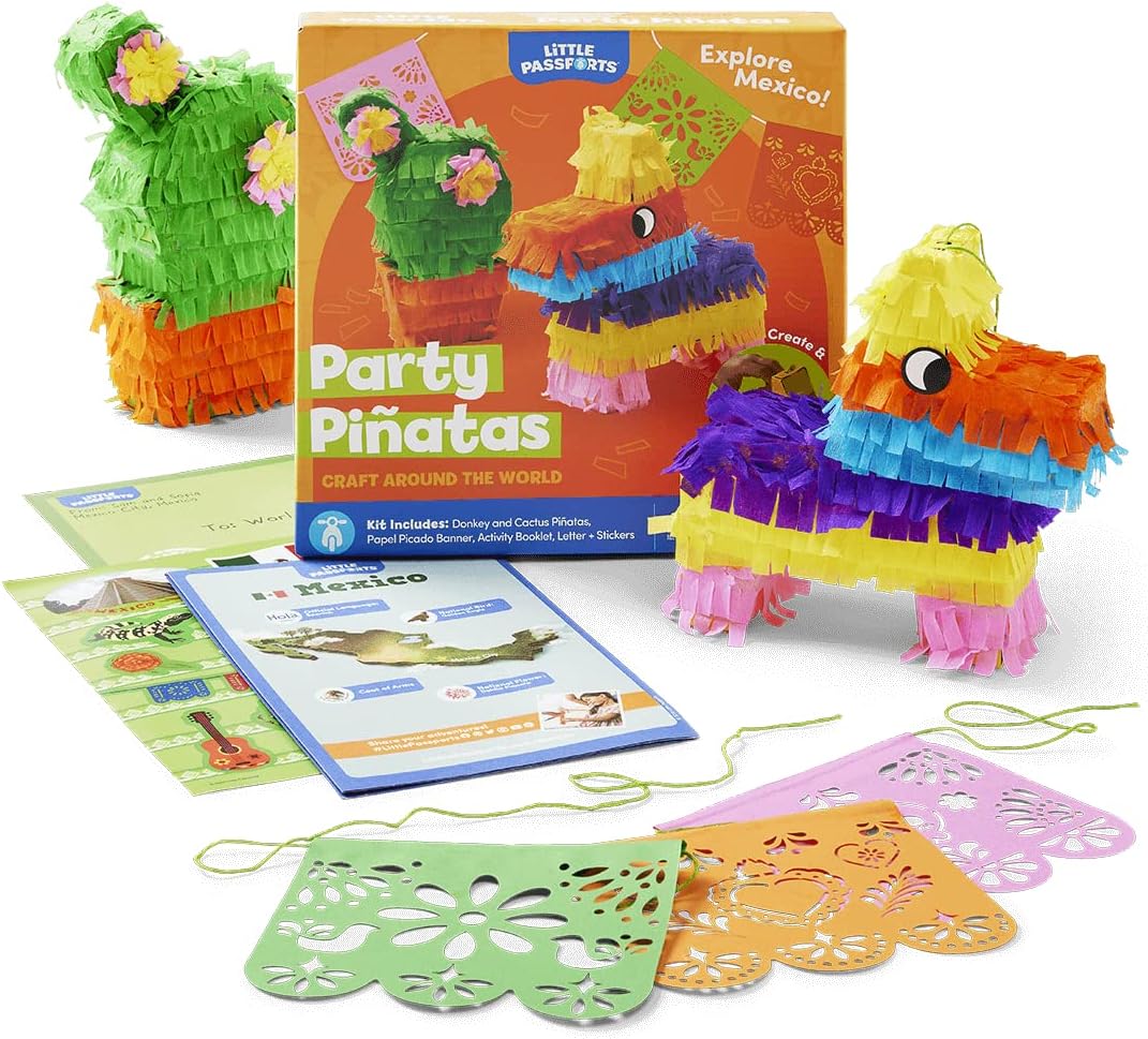 Little Passports: Craft Around the World - Party Piñatas | Ages 6+