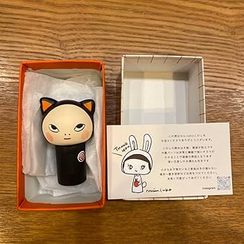 Amazon.co.jp: 奈良美智 miu.labo こけし ネコちゃん 青森県立