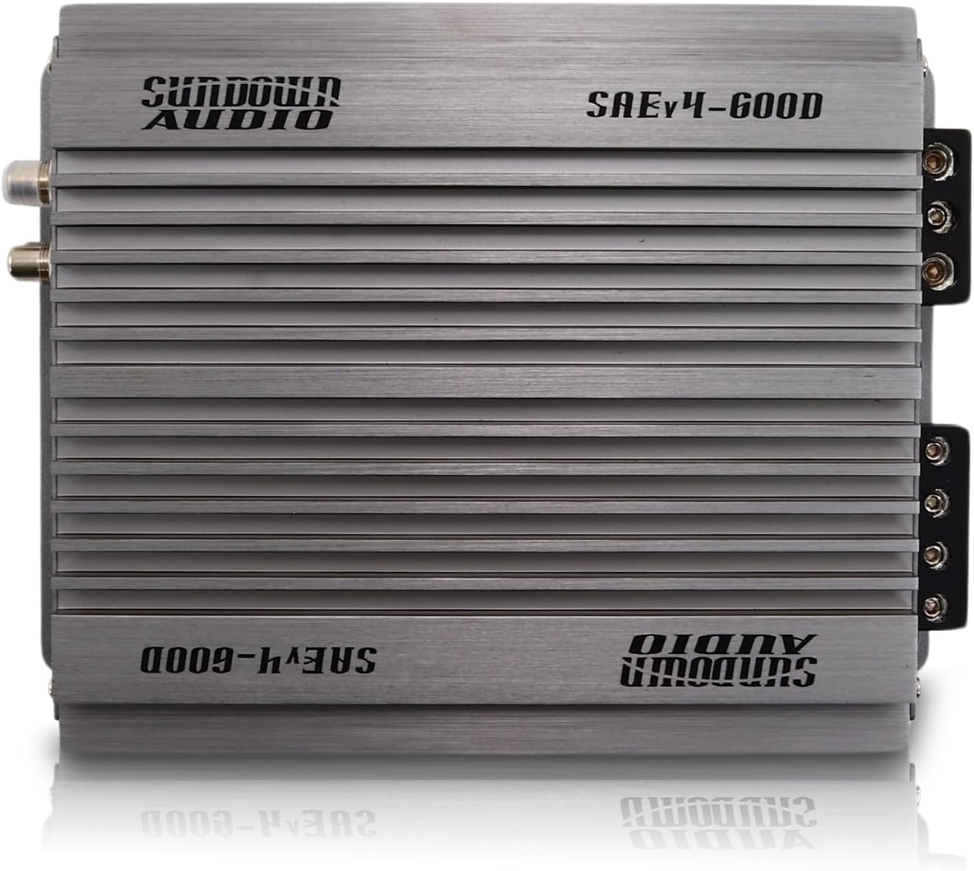 Sundown Audio SAEv4-600D Class D Monoblock Car Subwoofer Amplifier - 600W RMS @ 1 Ohm - Heavy Duty Heat Sink, Variable Lowpass/Subsonic Filters, Phase Control, Remote with Clip Indicator