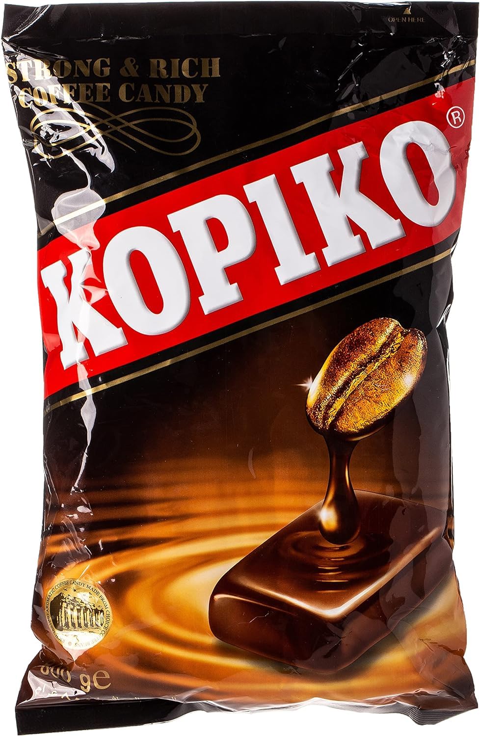 iChuches | Kopiko Original – Caramelos de Café con Café Real | Sabor Intenso y Energético | Coffeeshot Clásico (Bolsa Original 800gr)