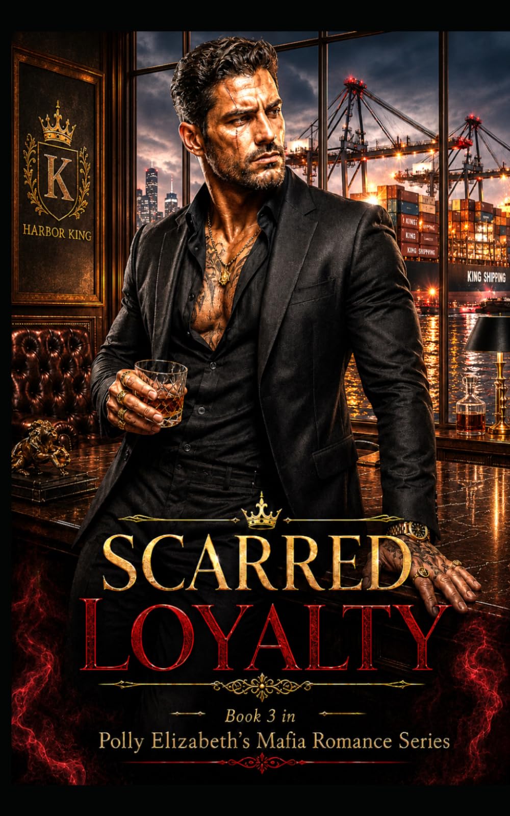 Scarred Loyalty - Book 3 in Polly Elizabeth's Mafia Romance Series: A scarred mafia enforcer. A runaway mafia princess. One dockside betrayal that ... powerful mafia families, & dangerous men)