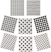 Vista 12 de Lucomb Paños de cocina suecos para cocina, paquete de 8 trapos reutilizables de cocina de secado rápido, toallas de limpieza surtidas