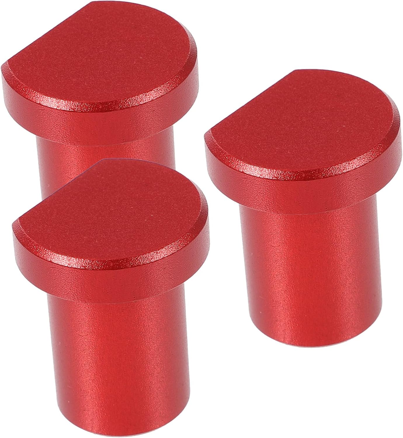 Housoutil 9pcs Workbench Dog Clamp Aluminum Stop Blocks for Woodworking and Hold-downs for Cutting and Sanding Workbench