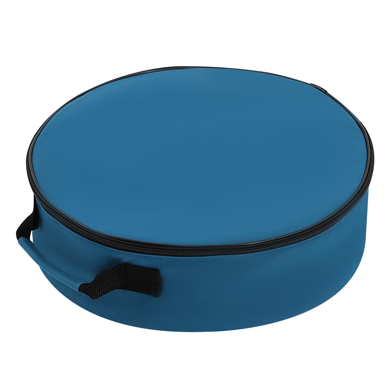 Barbecue portatile a carbonella, 32 cm, per 3-6 persone, pieghevole, regolabile in altezza, con custodia, barbecue smaltato con padella e griglia per esterni, picnic e giardino, nero