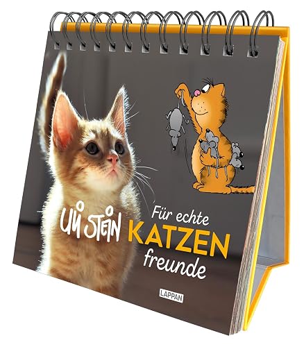 Uli Stein – Für echte Katzenfreunde: Tischaufsteller für Katzenfreunde und Tierliebhaber - mit witzigen Cartoons und stilvollen Fotos