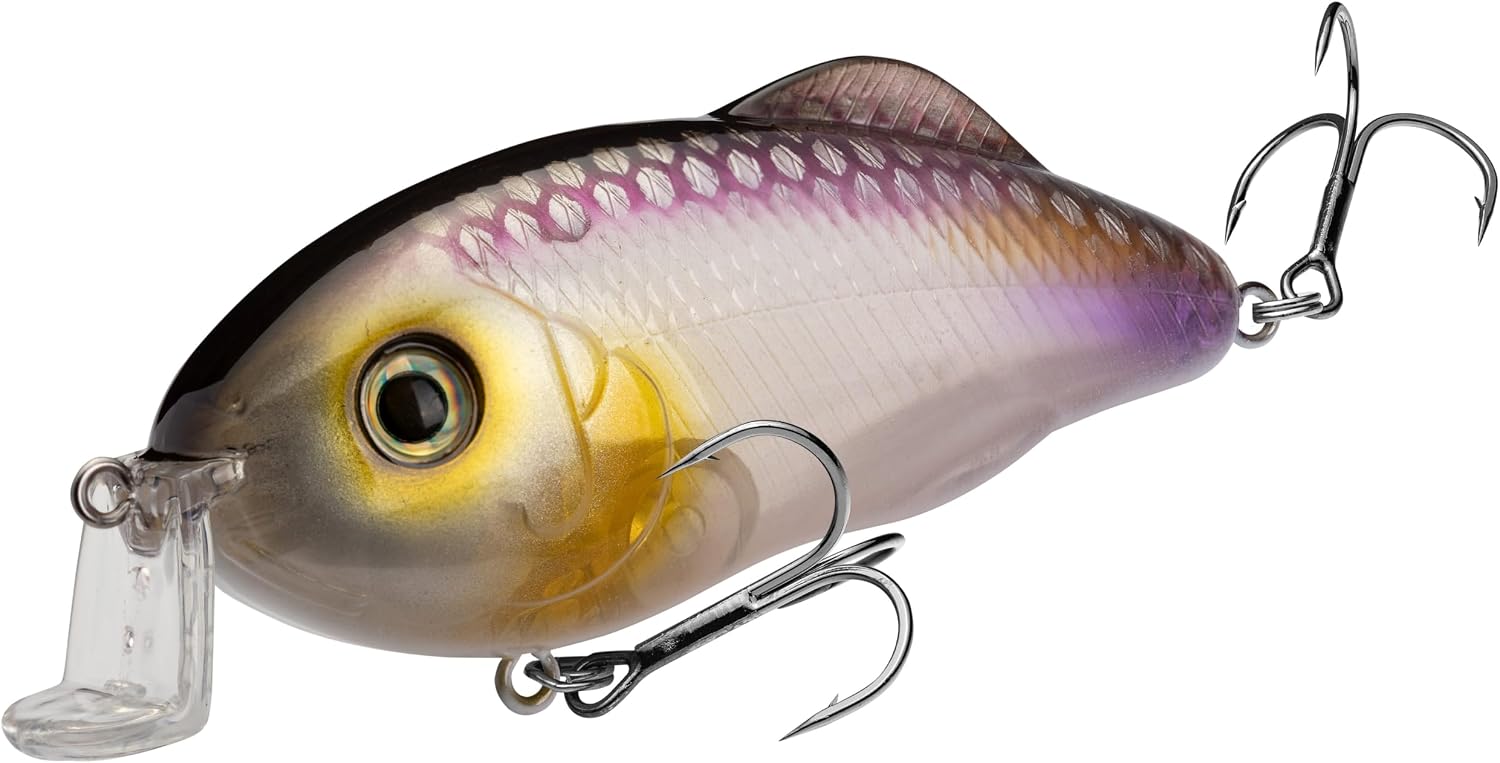 Strike King Hybrid Hunter Jr Crankbait Fishing Lure, 1/2 oz, Reflective 3D Eyes