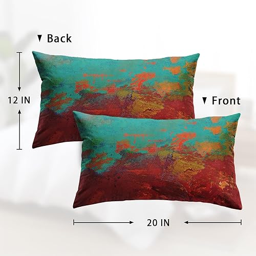 Vista 173 de Britimes Fundas de almohada modernas para decoración del hogar, 18 x 18 pulgadas, juego de 2 fundas de almohada decorativas, fundas de almohada Gris