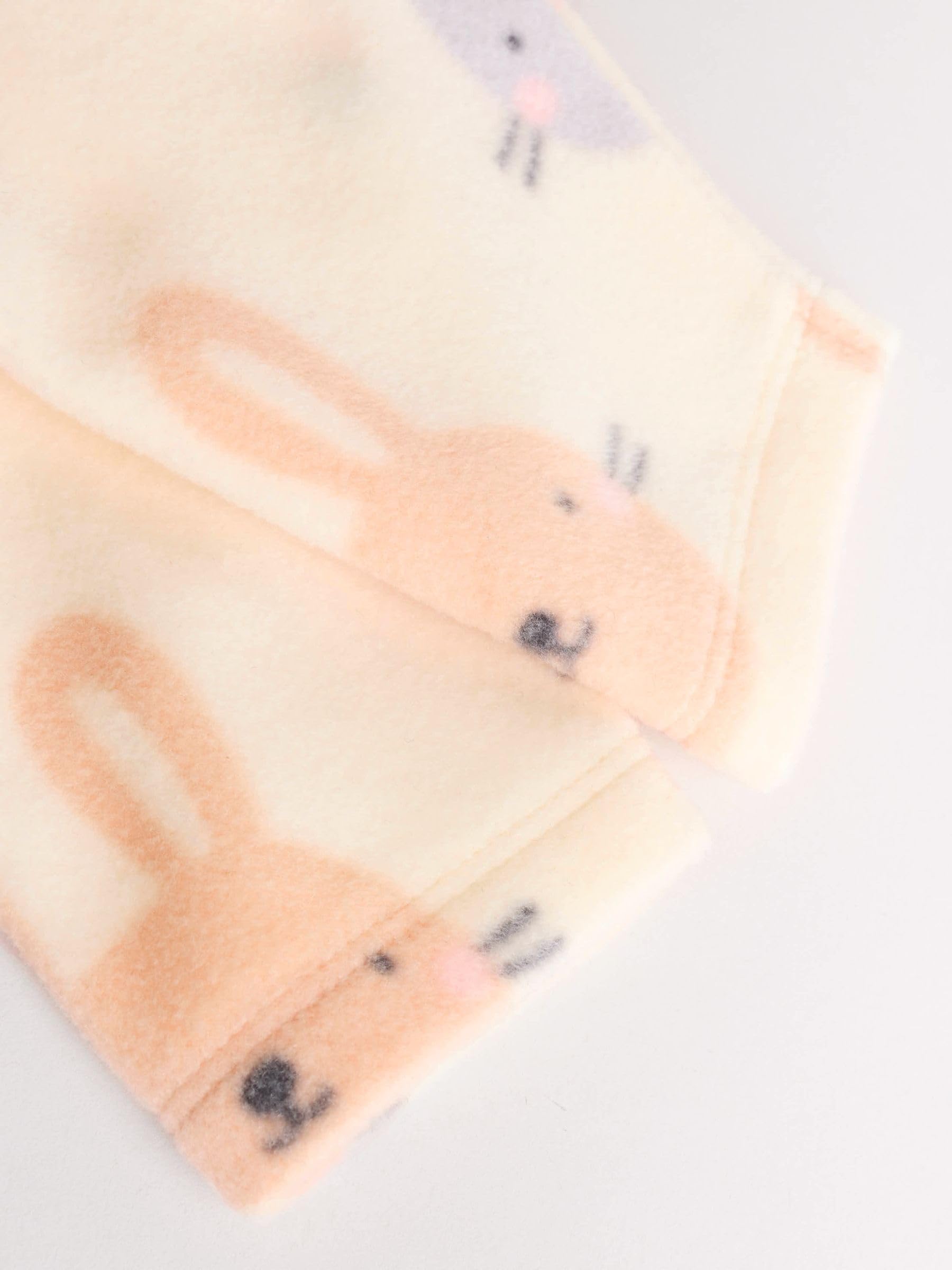 NEXT Bébé Fille Grenouillère à Zip Double Curseur en Micro Polaire bébé, Lot de 2