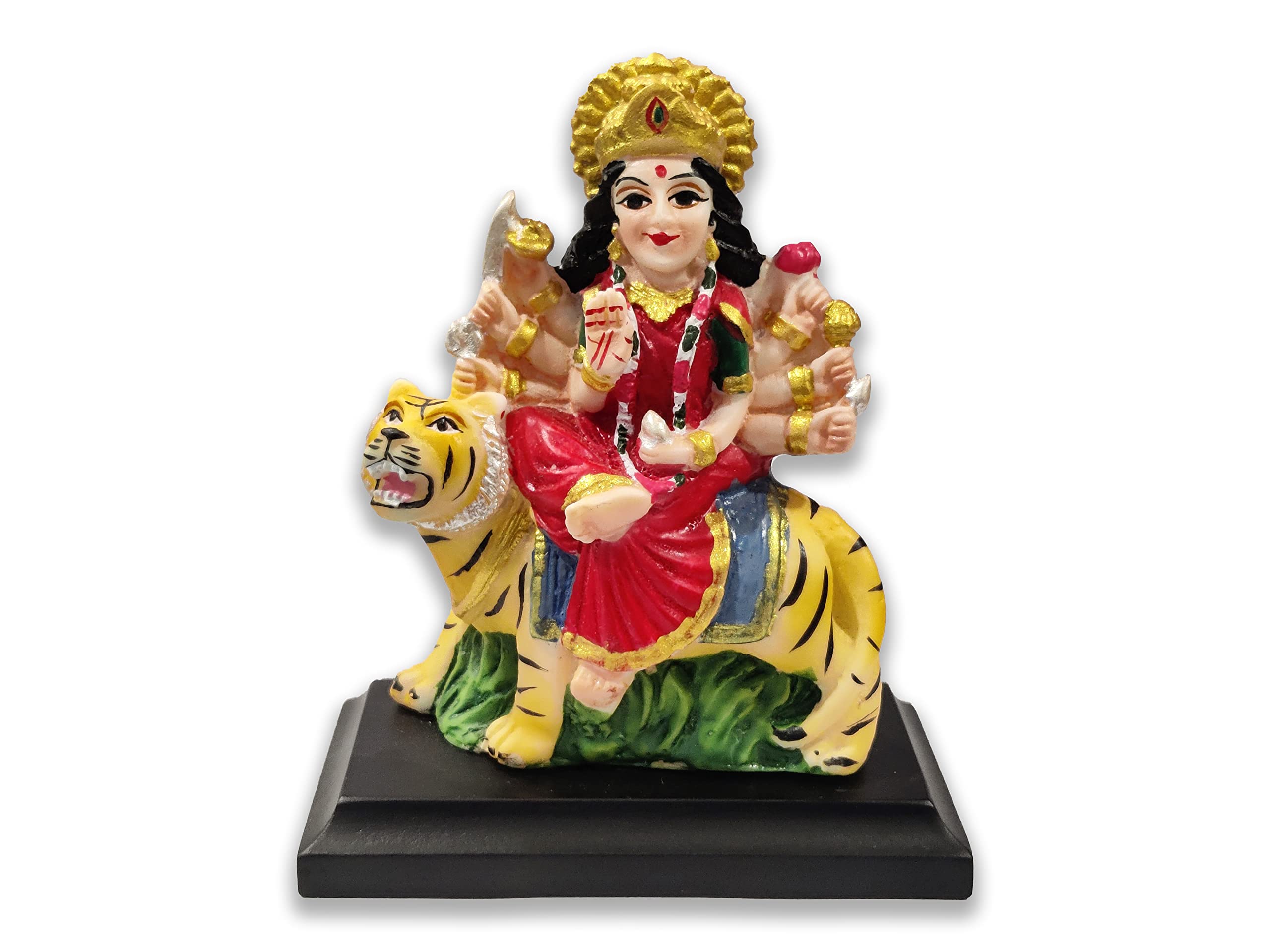 Auto Beast Sheravali MATA Idol for Car Dashboard, Home & Decor, Office Temple I Living Room I Guest Room I Sheravali MATA Statue for Car Dashboard