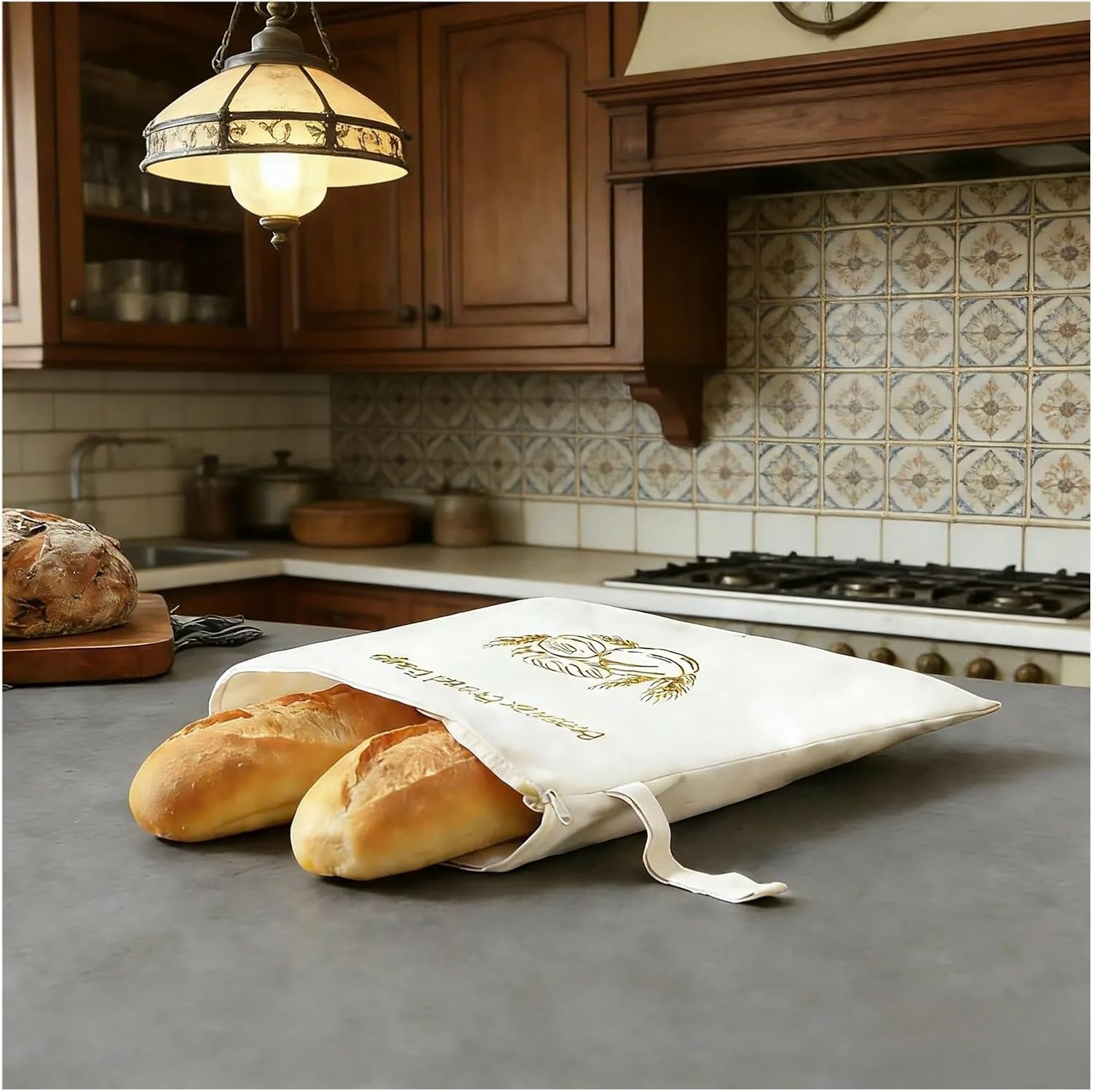 Beeswax Bread Bag Beeswax Bread Bags Reusable For Homemade & Lock With Zip For Freshness With Sealing Storage