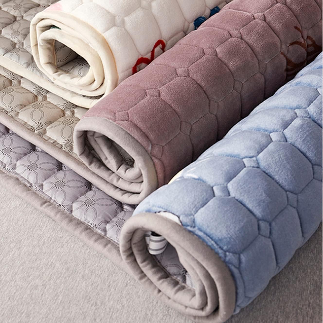 Single Bed Pad 120 x 200cm 100×200cm Semi-Double Bed Pad Double Bed Pad Bed Pad Bed Blanket (Style M9 100 x 200cm)