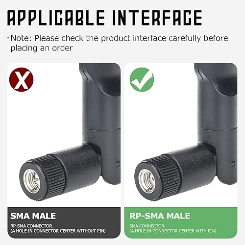 Miniatura 2 de Antena de cámara celular 4G LTE 8dBi RP-SMA macho de repuesto para Spypoint Stealth Cam Cámara de rastro celular, cámara de juego, cámara de caza de