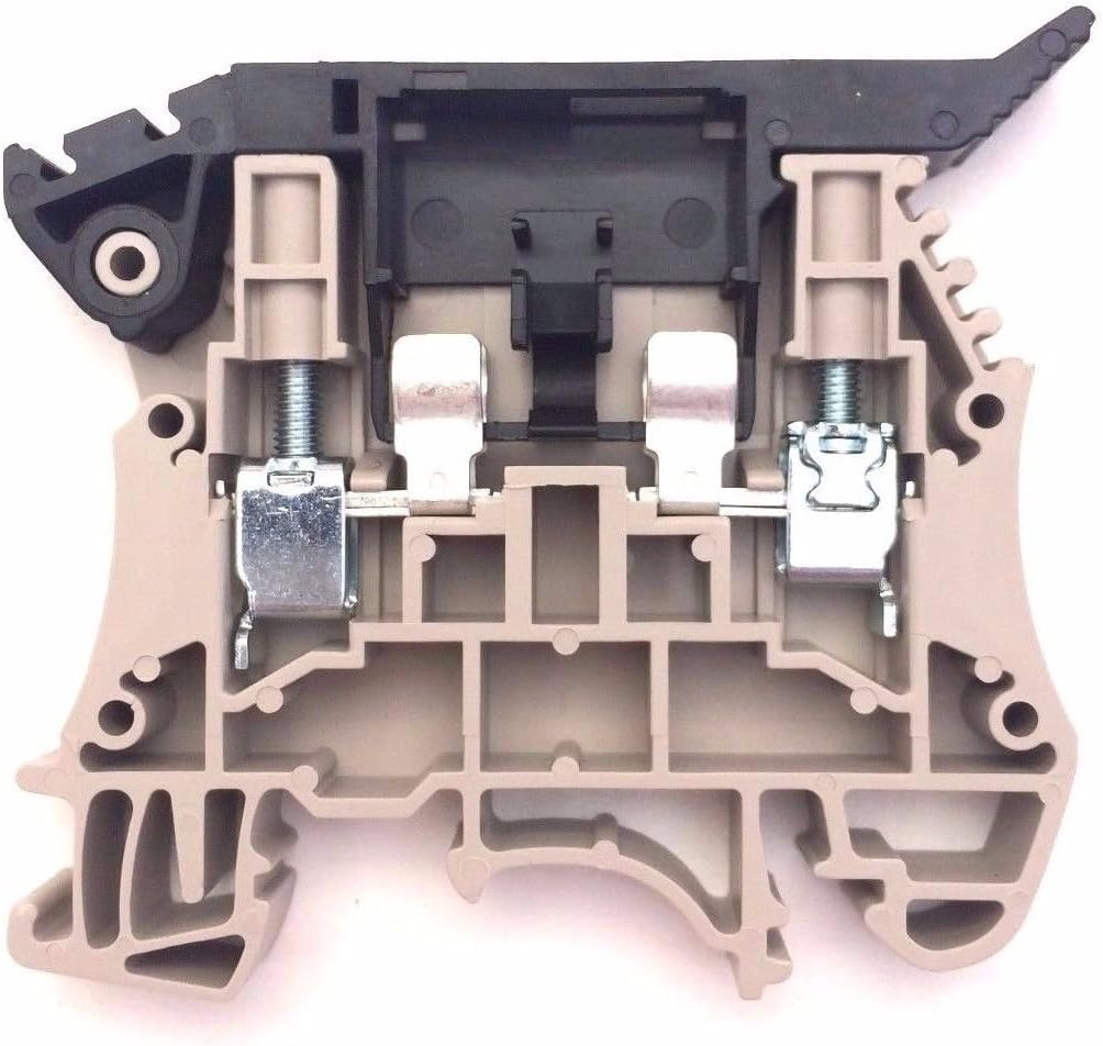 - Dinkle DK4-TF(5x20) DIN Rail Terminal Block Fuse Holder UL 300V 16A 12-24AWG, Pack of 50