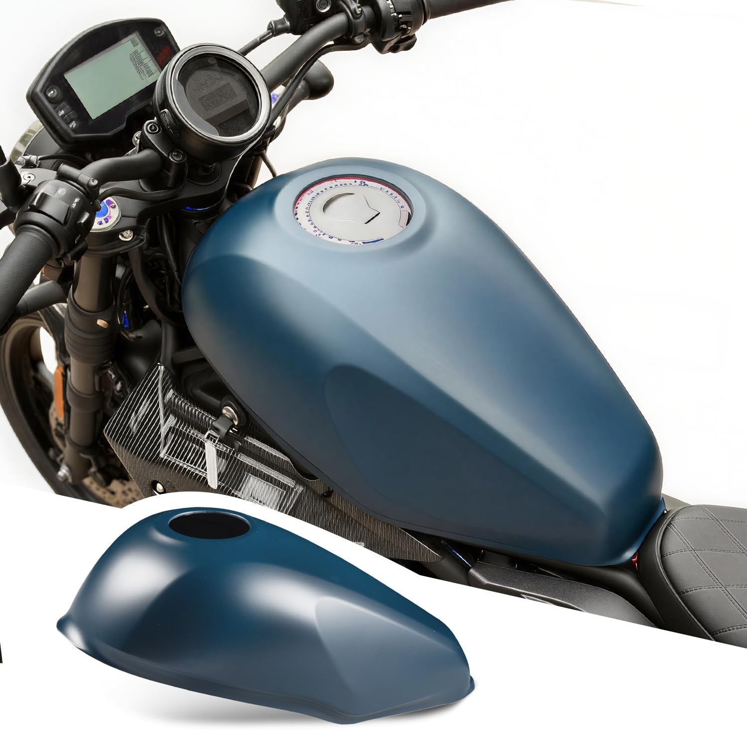 Motorcycle Fuel Tank Cover for Rebel CMX 500 300 250 CMX500 CMX300 CMX250 2017-2026 Oil Gas Fairing Cowl Protector, Navy Blue