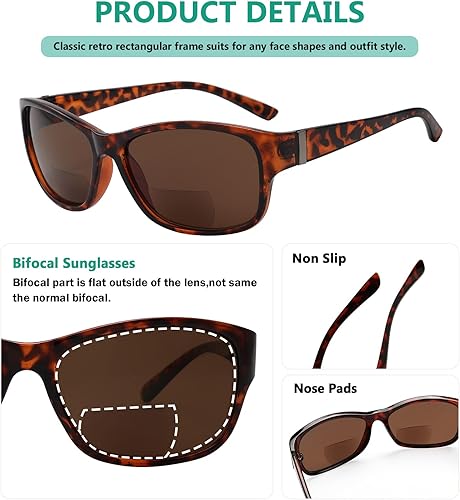 Miniatura 4 de Eyekepper Gafas de sol bifocales bifocales para lectores de sol bifocales