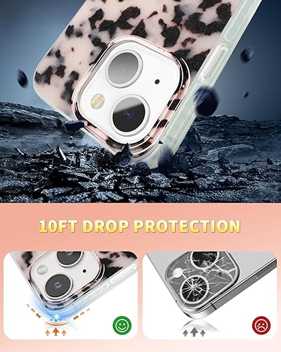 Miniatura 209 de SCORPIFY Funda para iPhone 14 [compatible con MagSafe] con diseño de mármol azul fantasía, bonita funda magnética para teléfono para mujeres, niñas